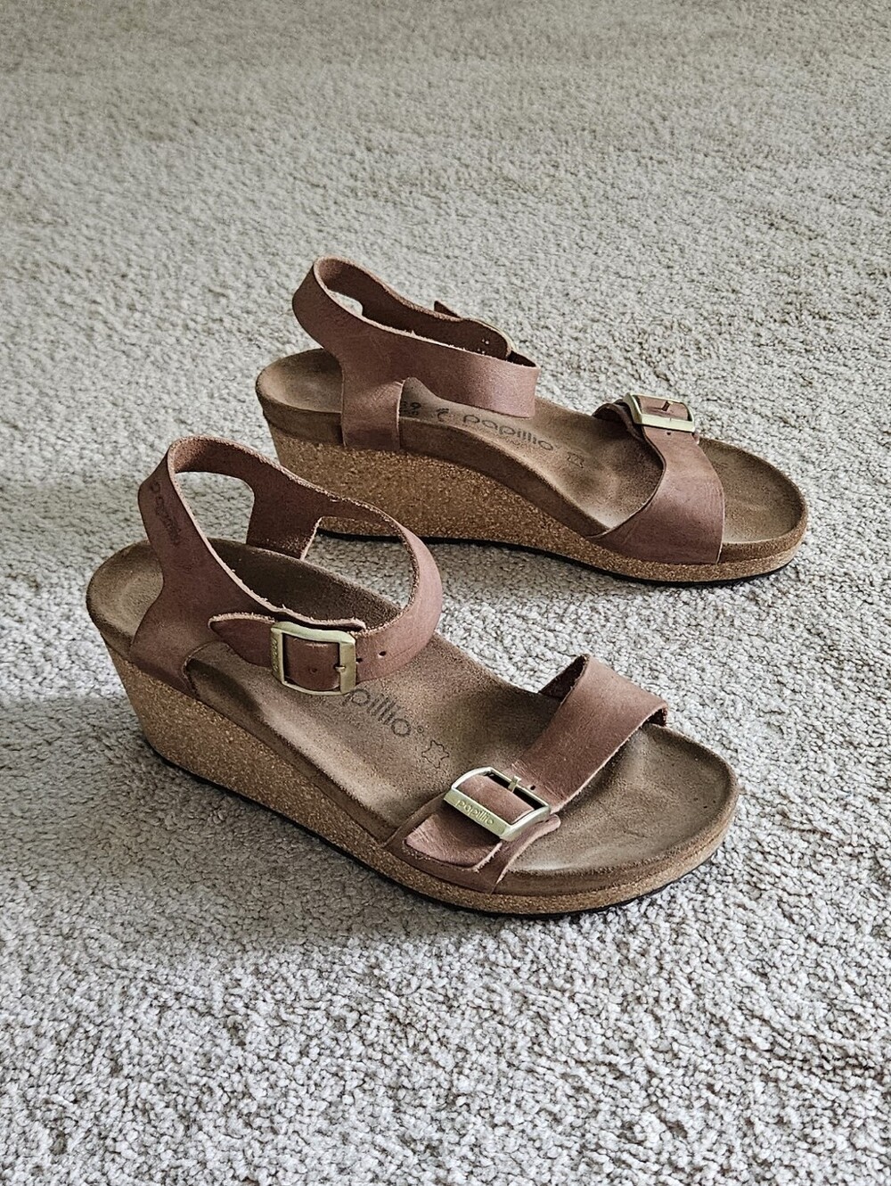 Birkenstock Women's Papillio Soley Natural Leather Sandals